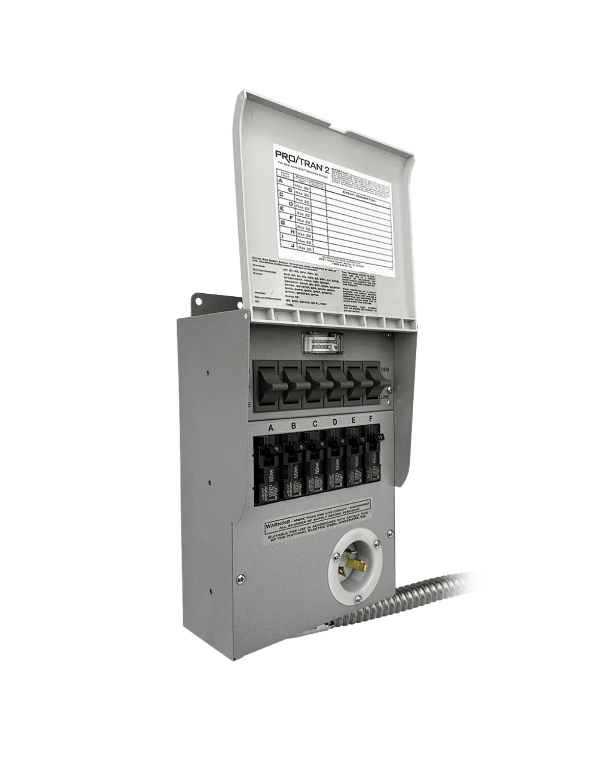 Anker SOLIX 30A Manual Transfer Switch – 6-Circuit, 120V