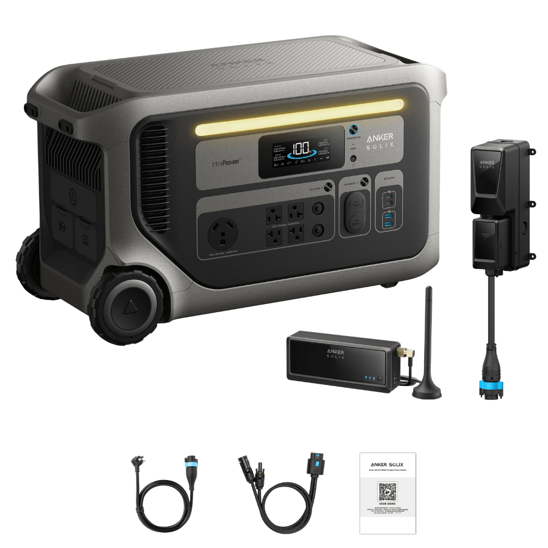 Anker SOLIX F3800 Portable Power Station – 3,600W Home Backup