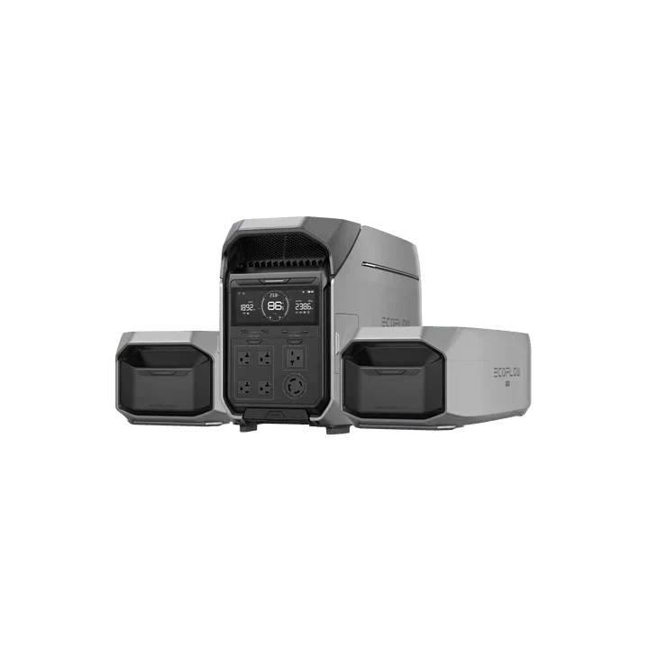 EcoFlow DELTA Pro 3 Solar Generator + Extra Batteries Bundle