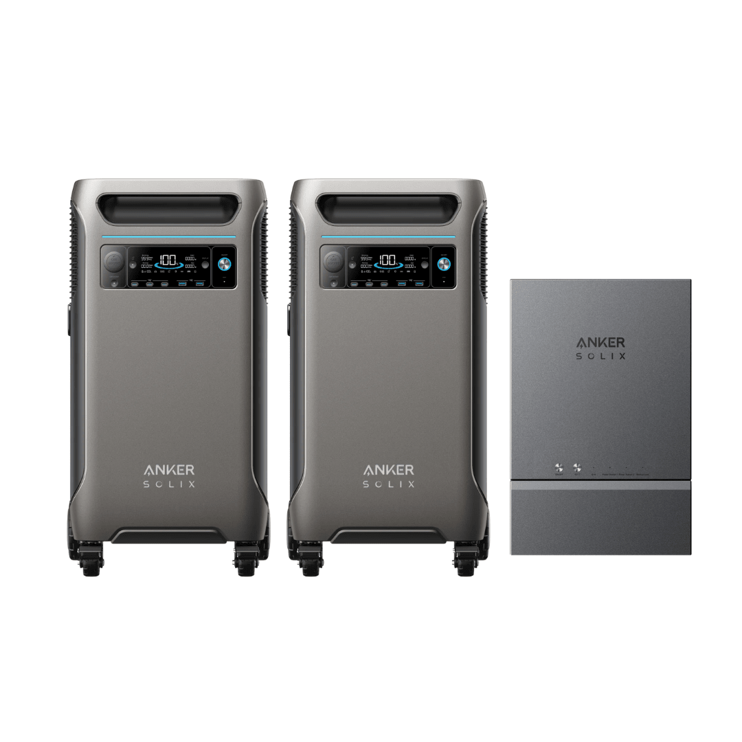 Anker SOLIX F3800 Dual Solar Generator Kit – 12kW | 7.68kWh