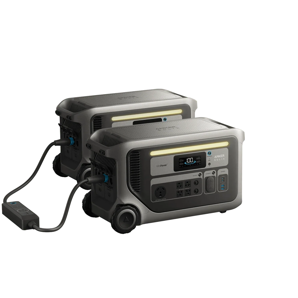 Anker SOLIX F3000 Portable Power Station Kit (2-Unit Set)