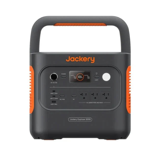 Jackery Solar Generator 2000 V2 + 2× SolarSaga 200W Panels (2-Pack)
