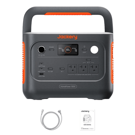 Jackery HomePower 1000 v2 Portable Power Station (Black)