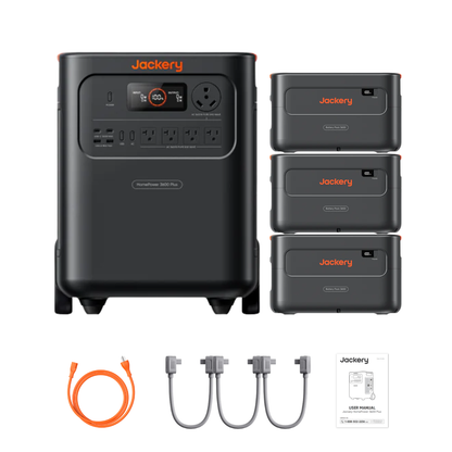 Jackery HomePower 3600 Plus Power Station + Battery Pack 3600
