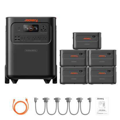 Jackery HomePower 3600 Plus Power Station + Battery Pack 3600