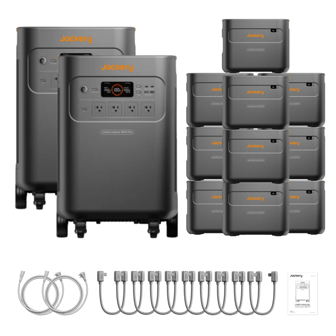 Jackery Explorer 5000 Plus Double Kit + Battery Pack 5000 Plus