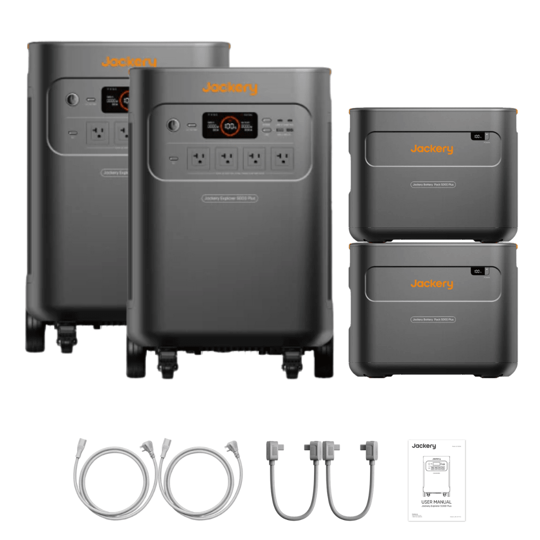 Jackery Explorer 5000 Plus Double Kit + Battery Pack 5000 Plus