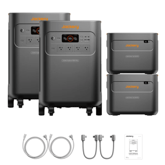 Jackery Explorer 5000 Plus Double Kit + Battery Pack 5000 Plus