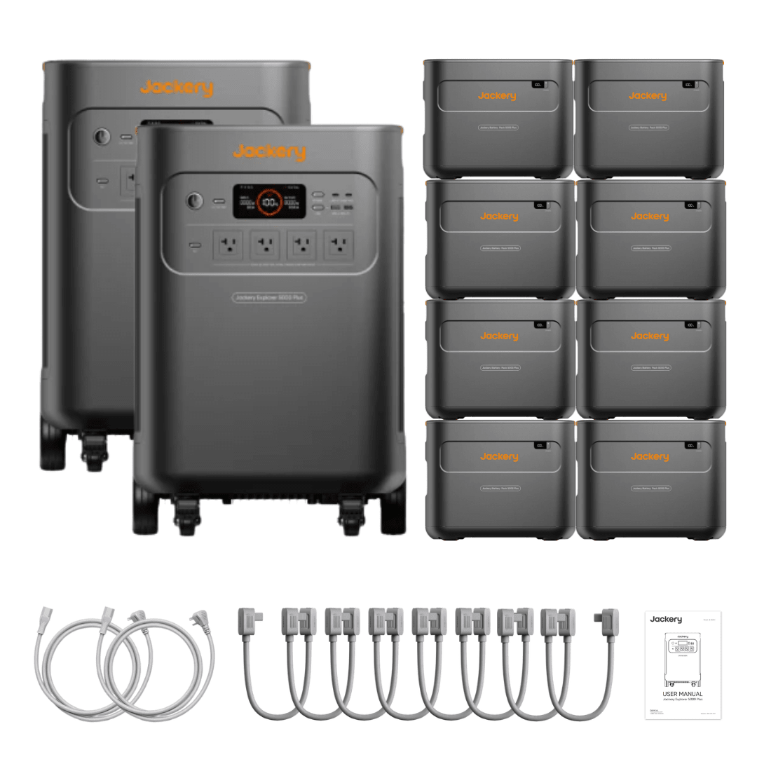 Jackery Explorer 5000 Plus Double Kit + Battery Pack 5000 Plus