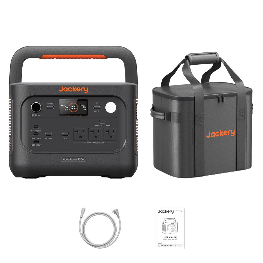 Jackery HomePower 1000 v2 Portable Power Station (Black)