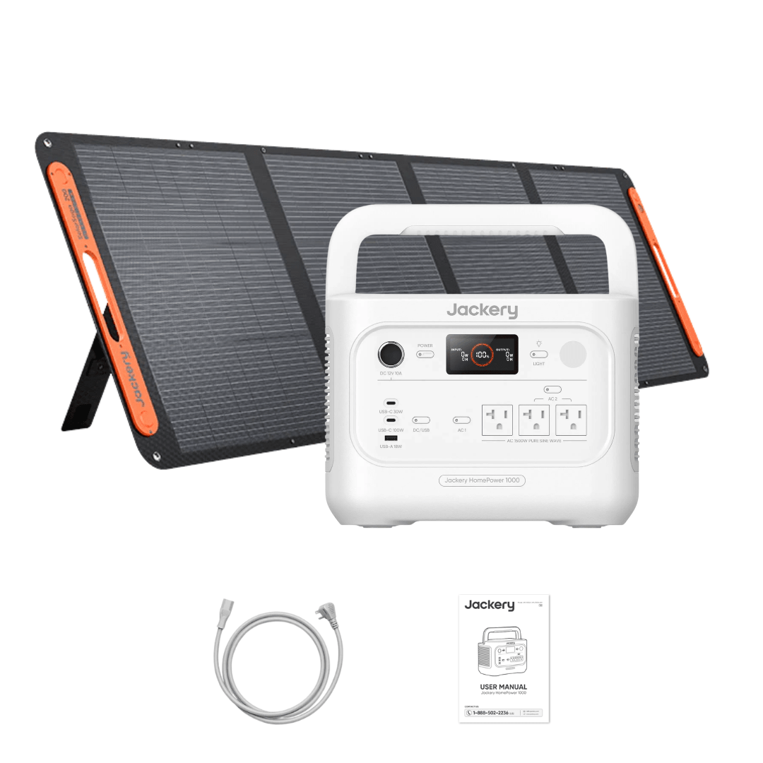 Jackery HomePower 1000 v2 Portable Power Station (White)