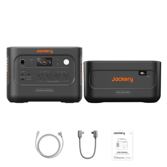 Jackery HomePower 2000 Plus v2 + Battery Pack 2000 Plus v2