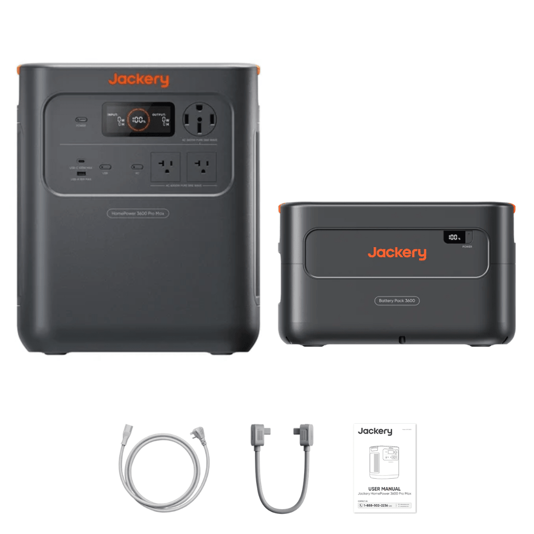 Jackery HomePower 3600 Pro Max + Extra Batteries