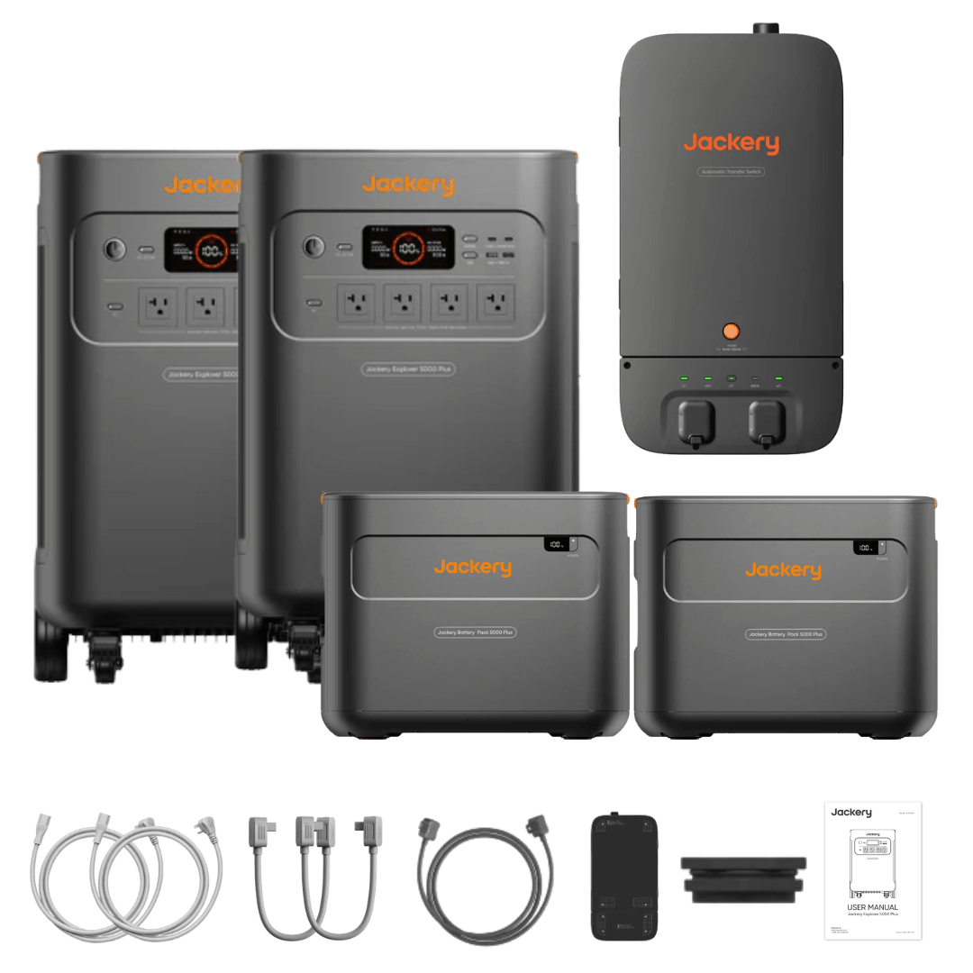 Jackery Whole-Home Backup Kit 5000 Plus (20kWh)
