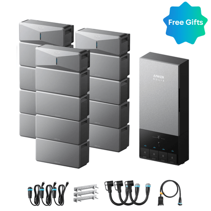 Anker SOLIX E10 Power Module + Batteries + Power Dock