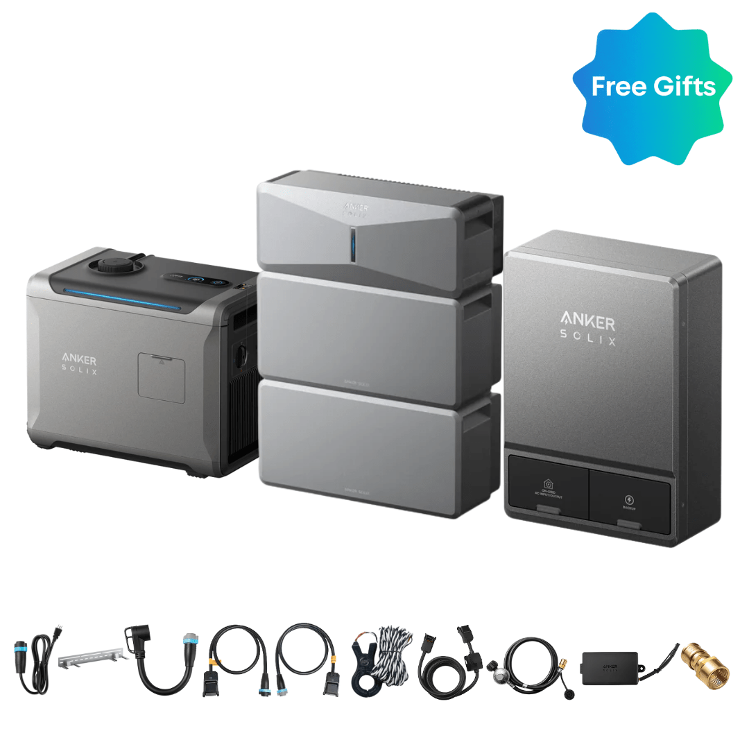 Anker SOLIX E10 Power Module + Batteries + Smart Inlet Box + Smart Generator 5500 (Tri-Fuel)