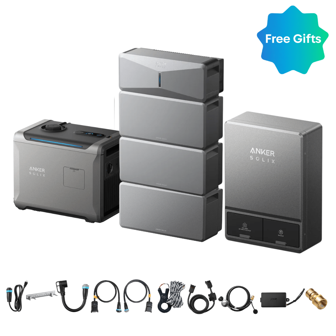 Anker SOLIX E10 Power Module + Batteries + Smart Inlet Box + Smart Generator 5500 (Tri-Fuel)