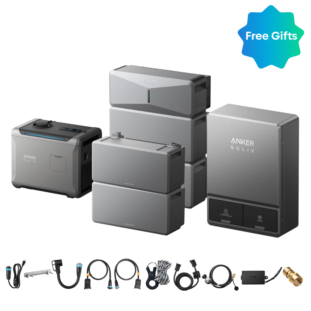 Anker SOLIX E10 Power Module + Batteries + Smart Inlet Box + Smart Generator 5500 (Tri-Fuel)
