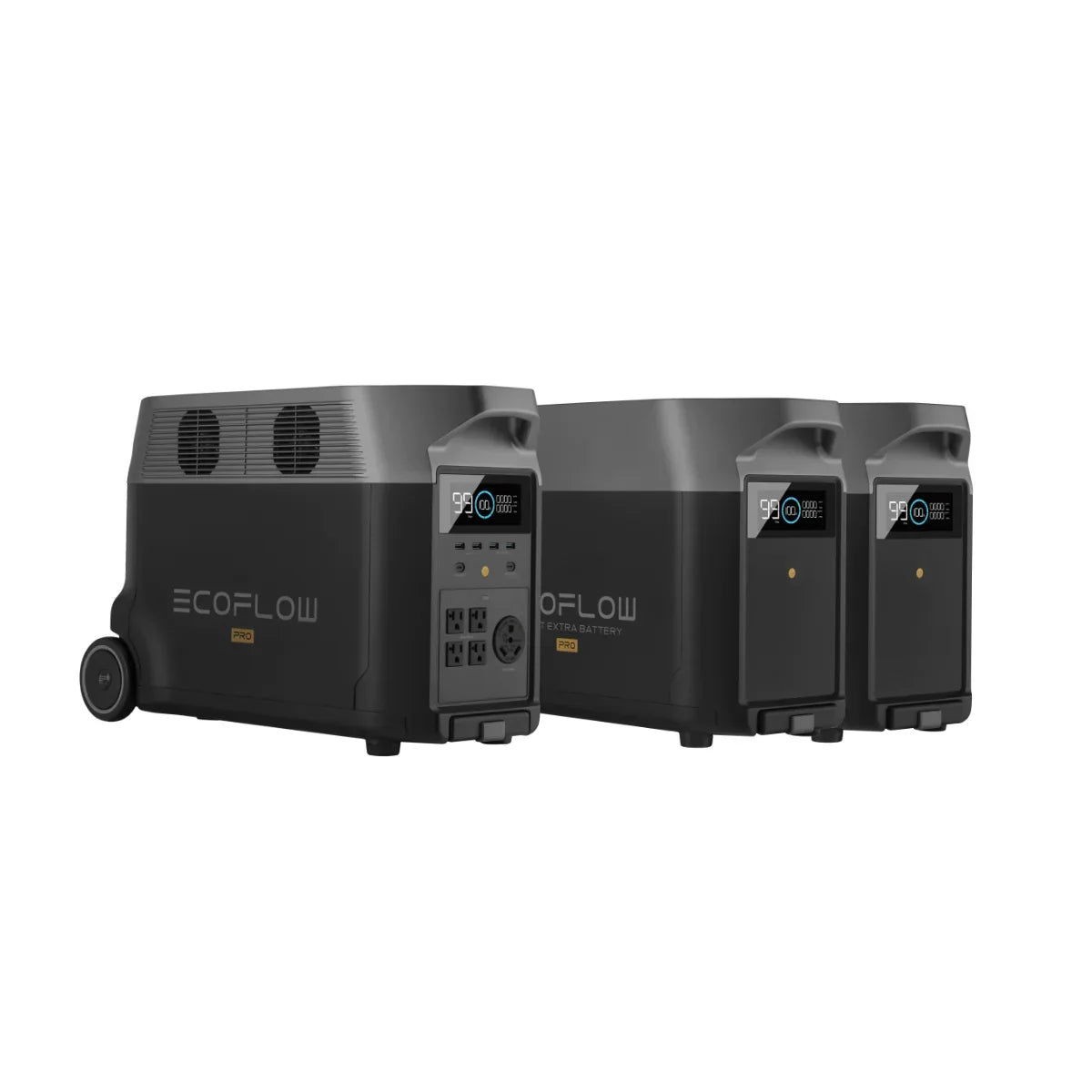 EcoFlow DELTA Pro + 2 Extra Batteries | 3.6kWh–25kWh Home Power
