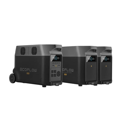 EcoFlow DELTA Pro + 2 Extra Batteries | 3.6kWh–25kWh Home Power