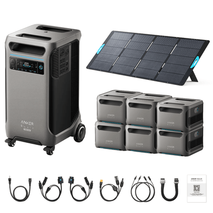 Anker SOLIX F3800 Plus Portable Power Station + 400W Portable Solar Panel