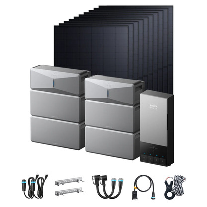 Anker SOLIX E10 Off-Grid Kits + 10 x 440W Rigid Solar Panels