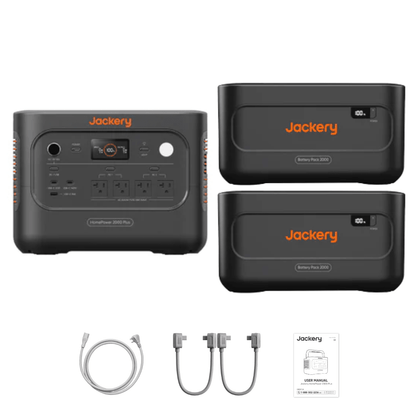 Jackery HomePower 2000 Plus v2 + Battery Pack 2000 Plus v2
