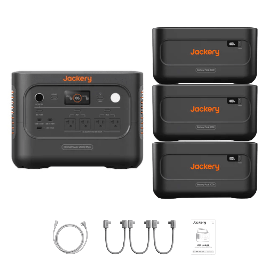 Jackery HomePower 2000 Plus v2 + Battery Pack 2000 Plus v2