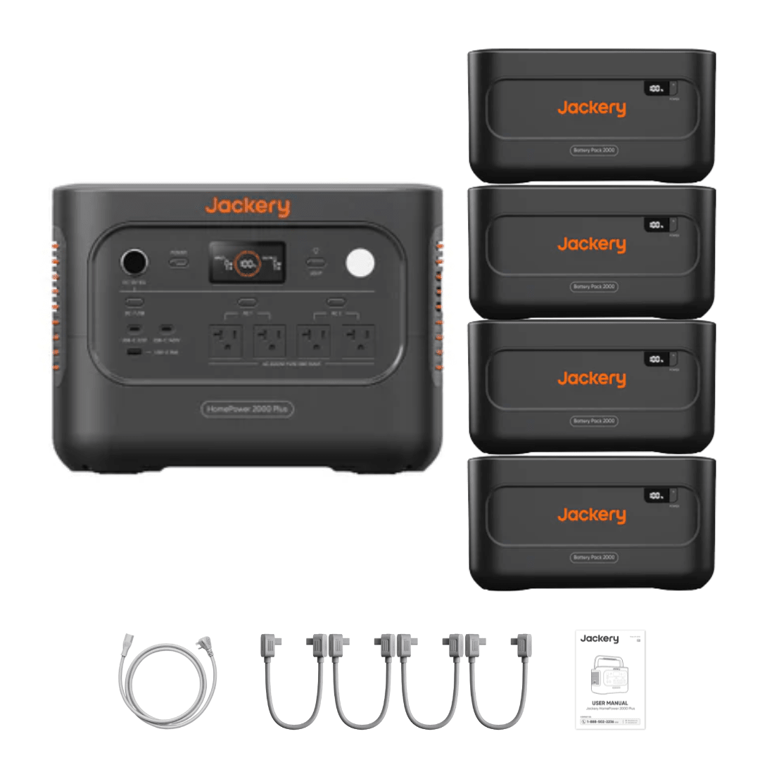 Jackery HomePower 2000 Plus v2 + Battery Pack 2000 Plus v2