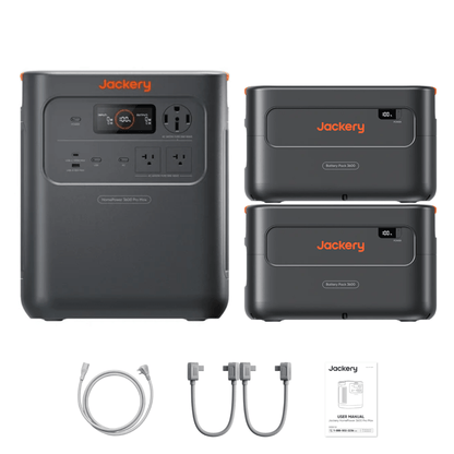 Jackery HomePower 3600 Pro Max + Extra Batteries