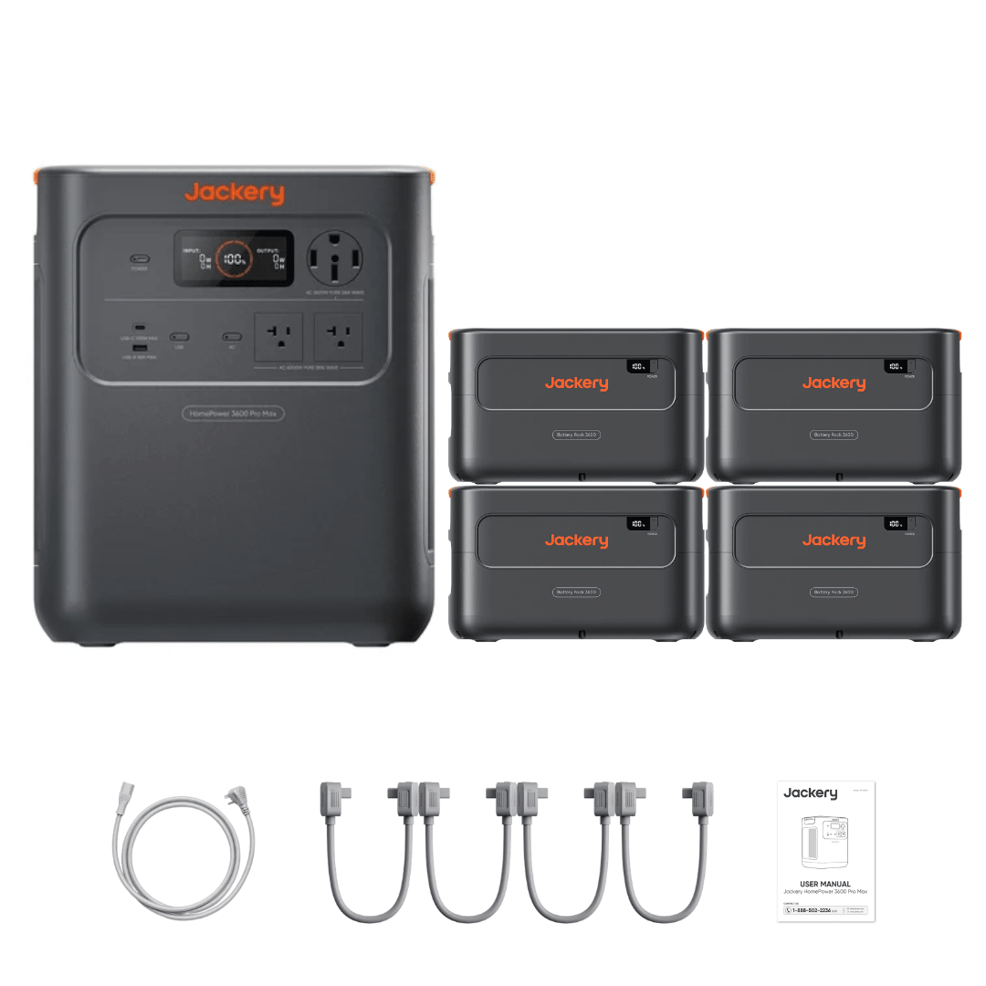 Jackery HomePower 3600 Pro Max + Extra Batteries