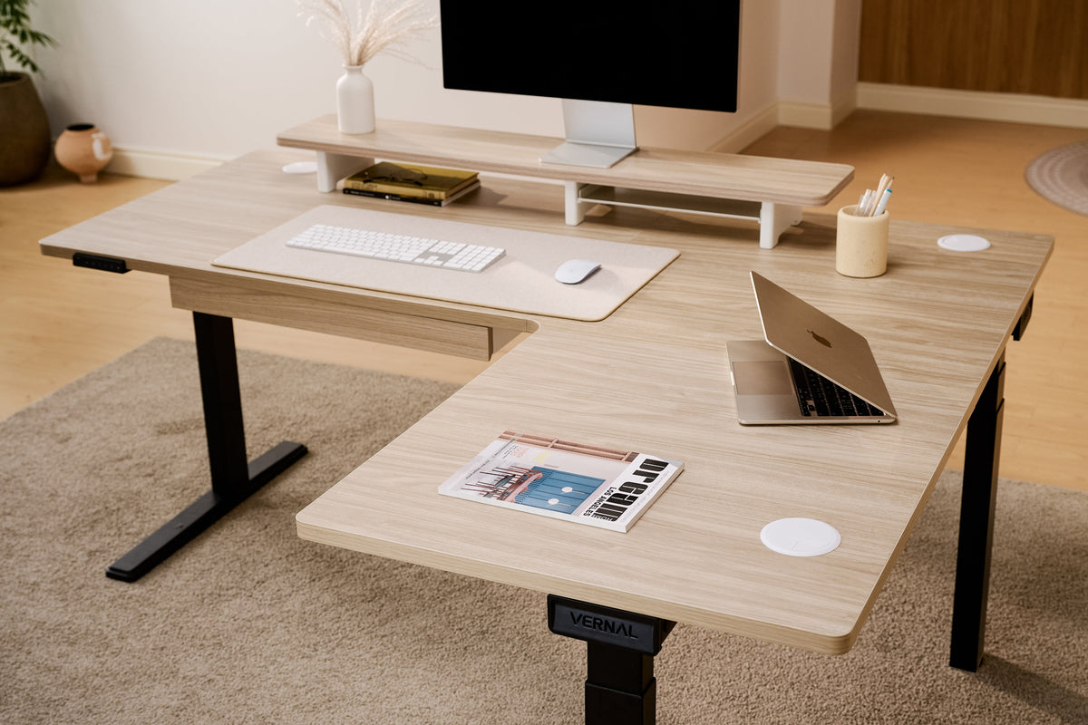 Vernal Core3 L-shaped Standing Desk