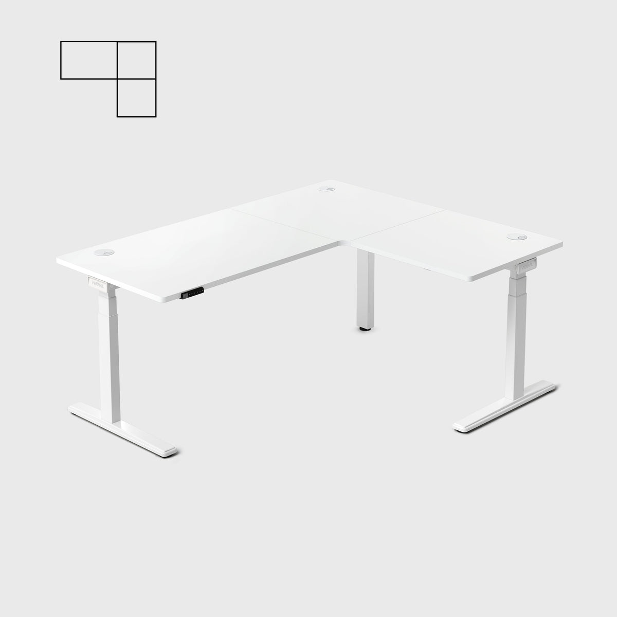 Vernal Core3 L-shaped Standing Desk