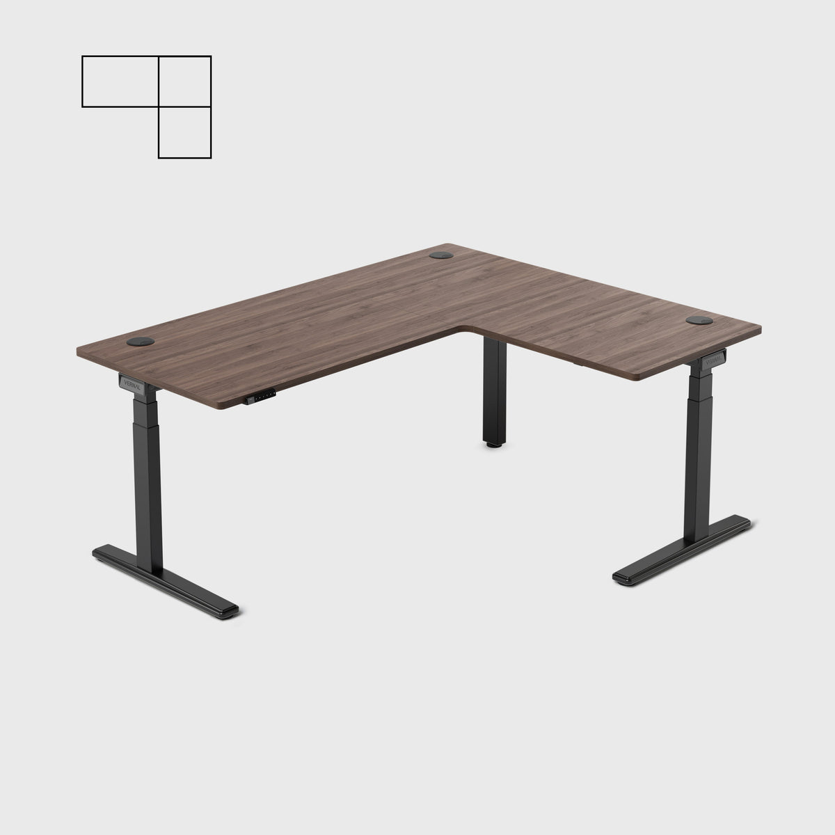 Vernal Core3 L-shaped Standing Desk