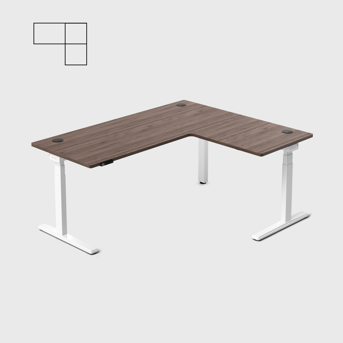 Vernal Core3 L-shaped Standing Desk