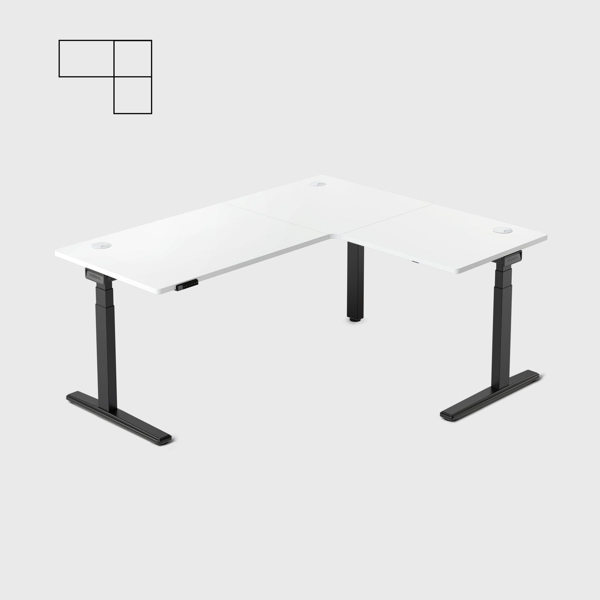 Vernal Core3 L-shaped Standing Desk