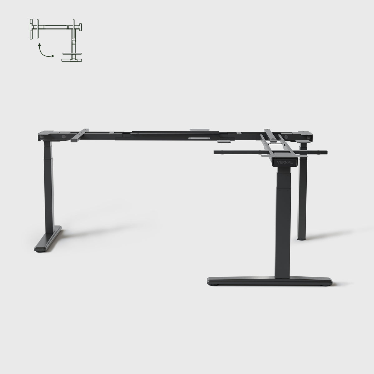 Vernal Core3 L-shaped Standing Desk