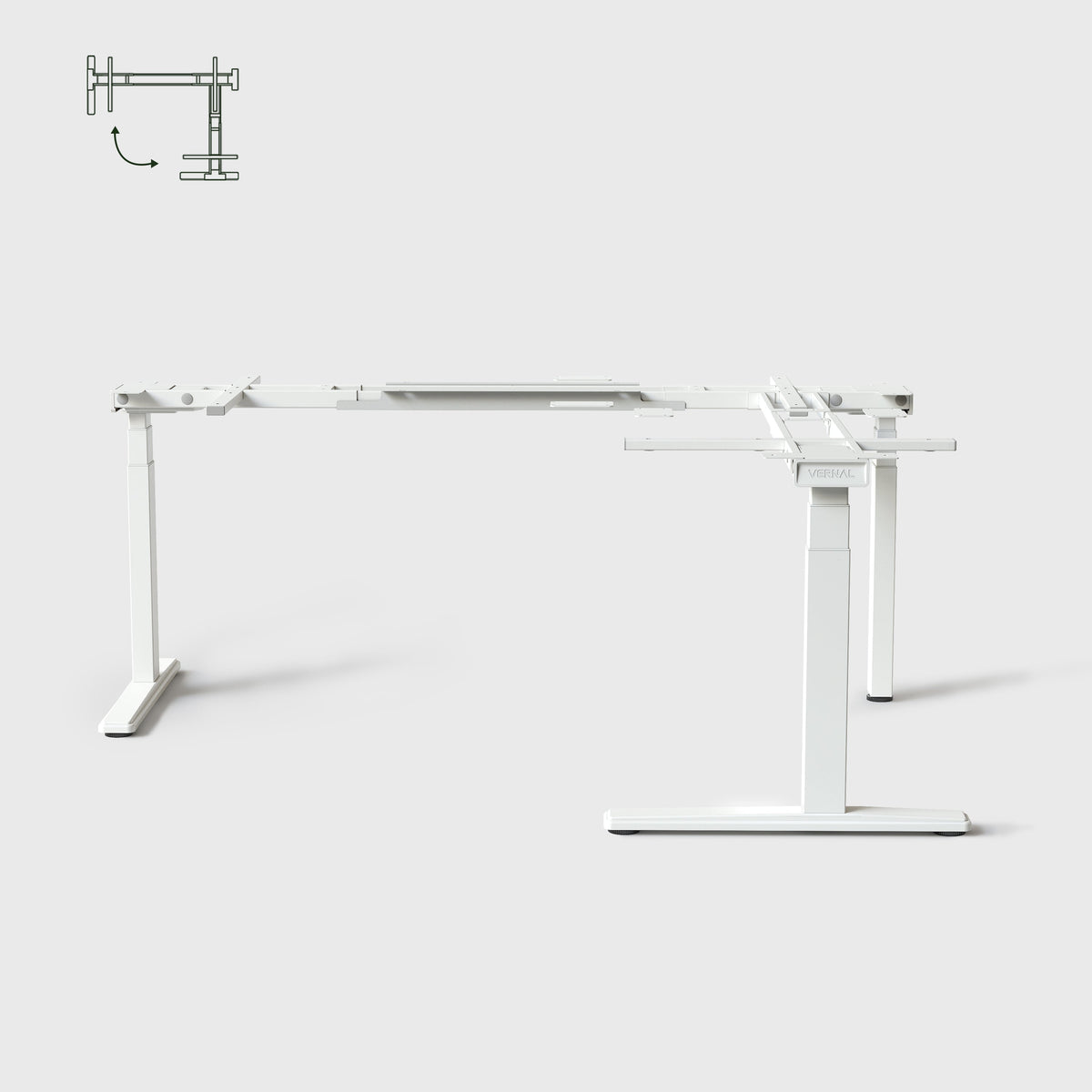 Vernal Core3 L-shaped Standing Desk