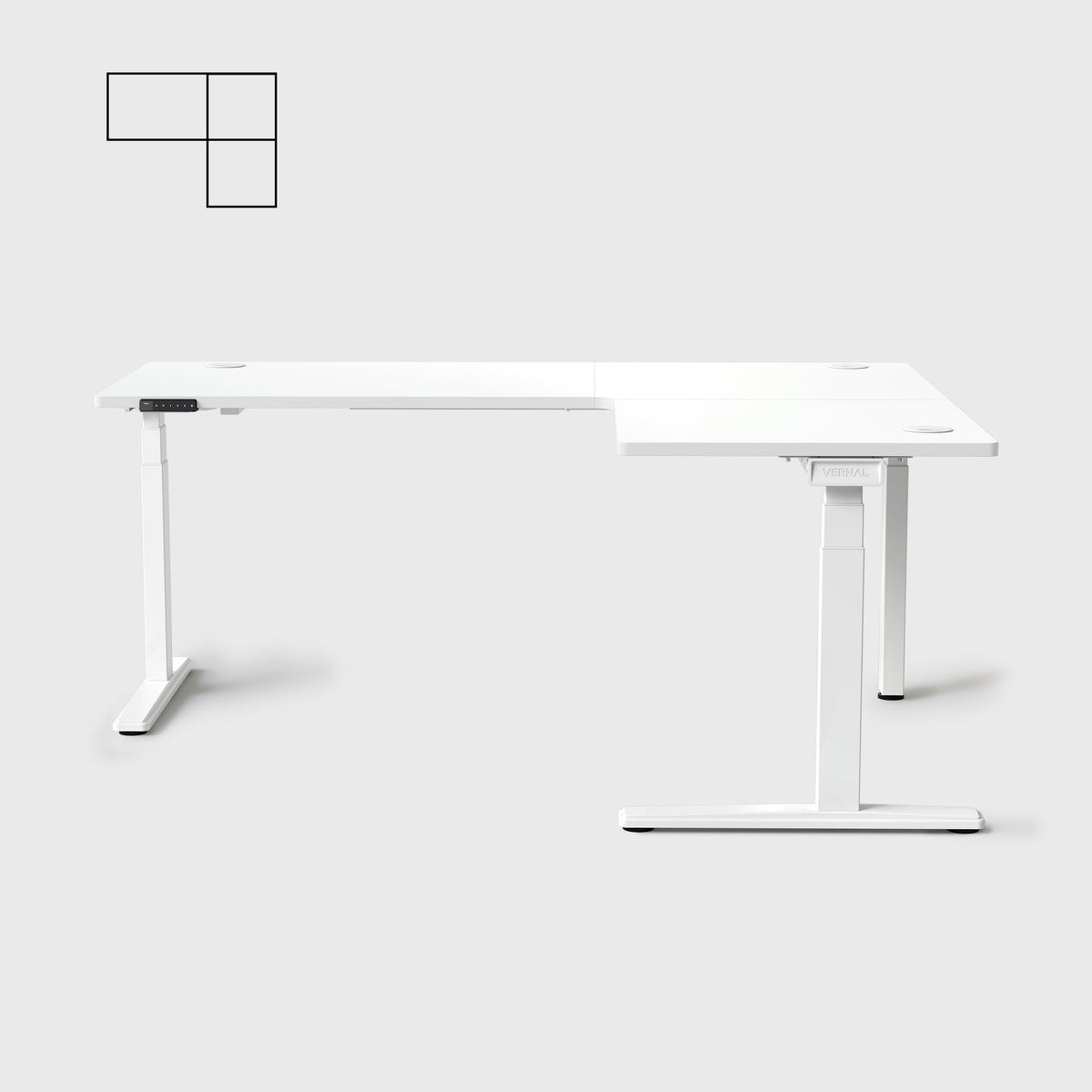 Vernal Core3 L-shaped Standing Desk