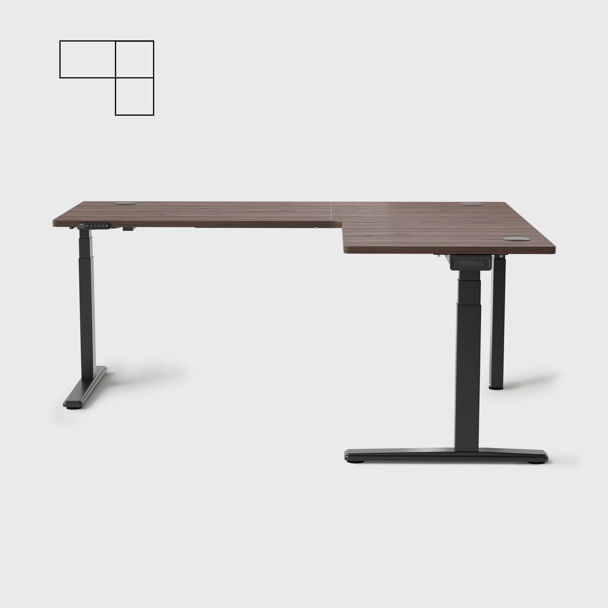 Vernal Core3 L-shaped Standing Desk