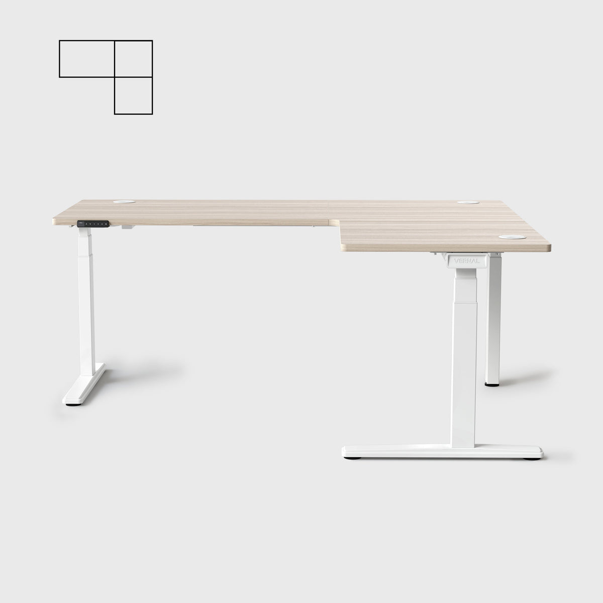Vernal Core3 L-shaped Standing Desk