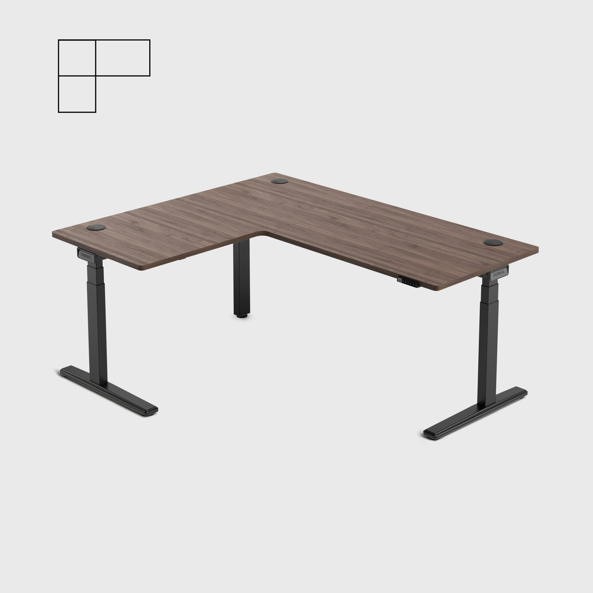 Vernal Core3 L-shaped Standing Desk