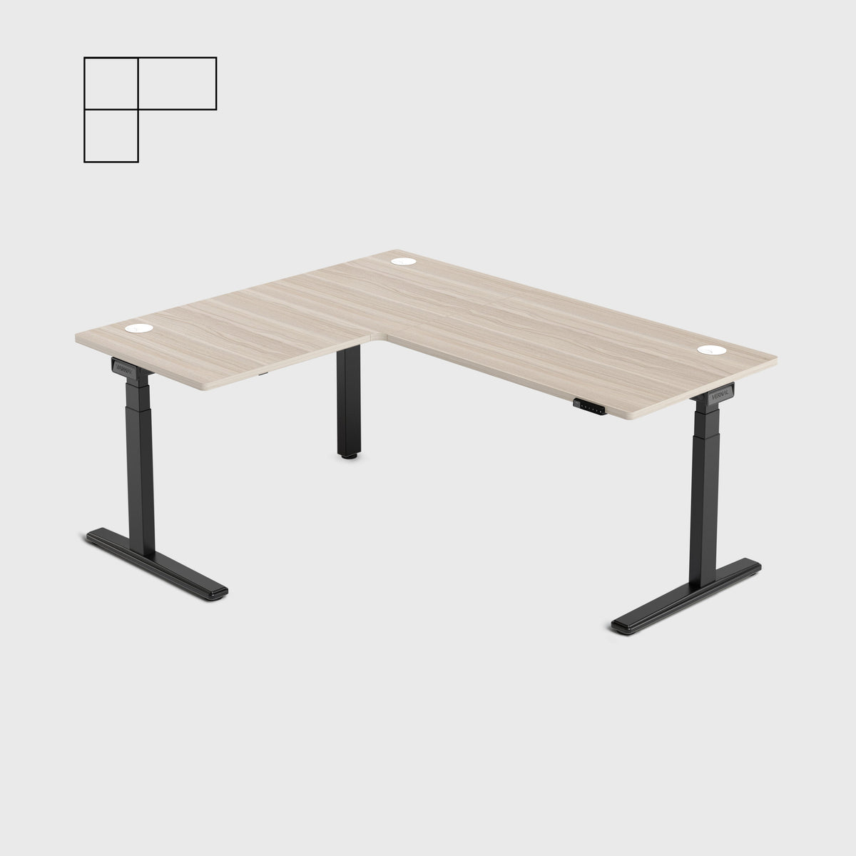 Vernal Core3 L-shaped Standing Desk