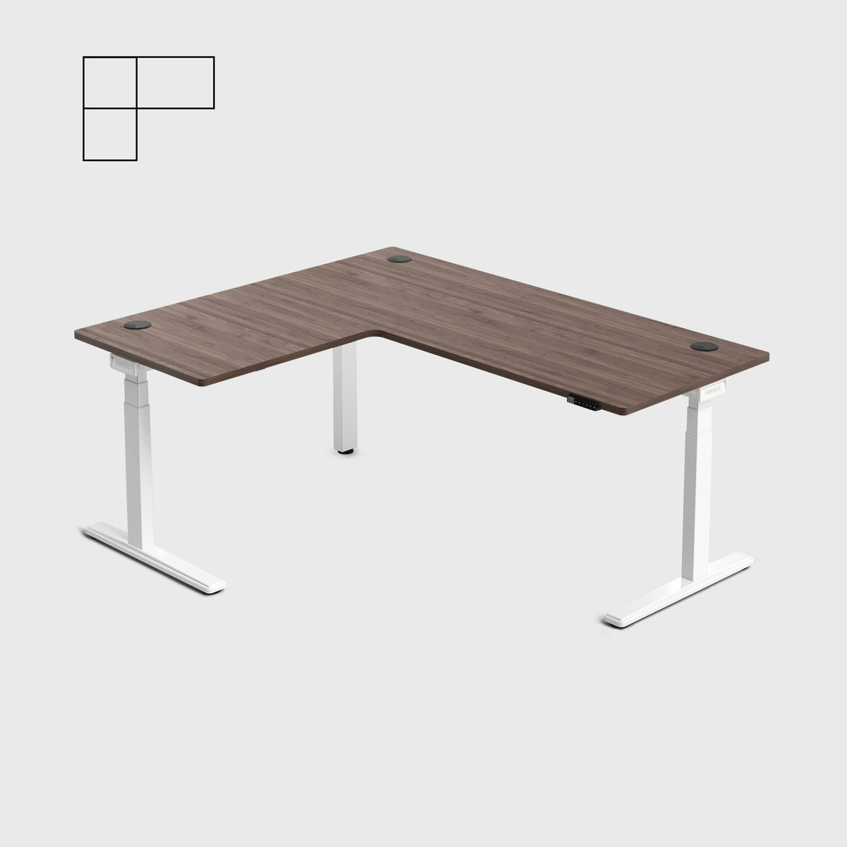 Vernal Core3 L-shaped Standing Desk