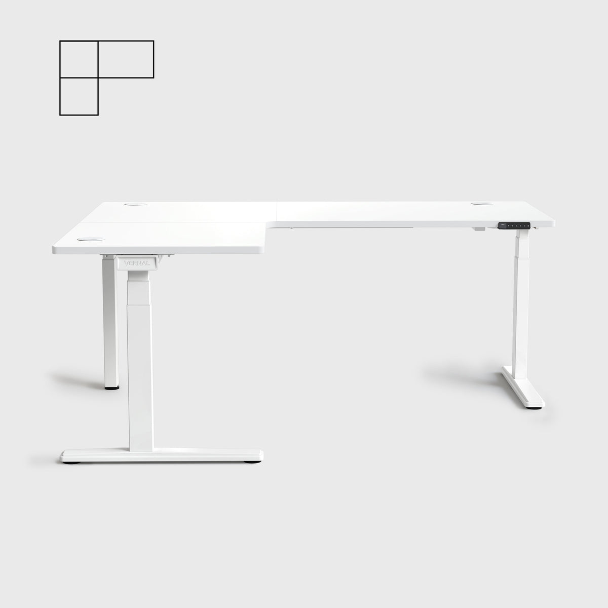 Vernal Core3 L-shaped Standing Desk