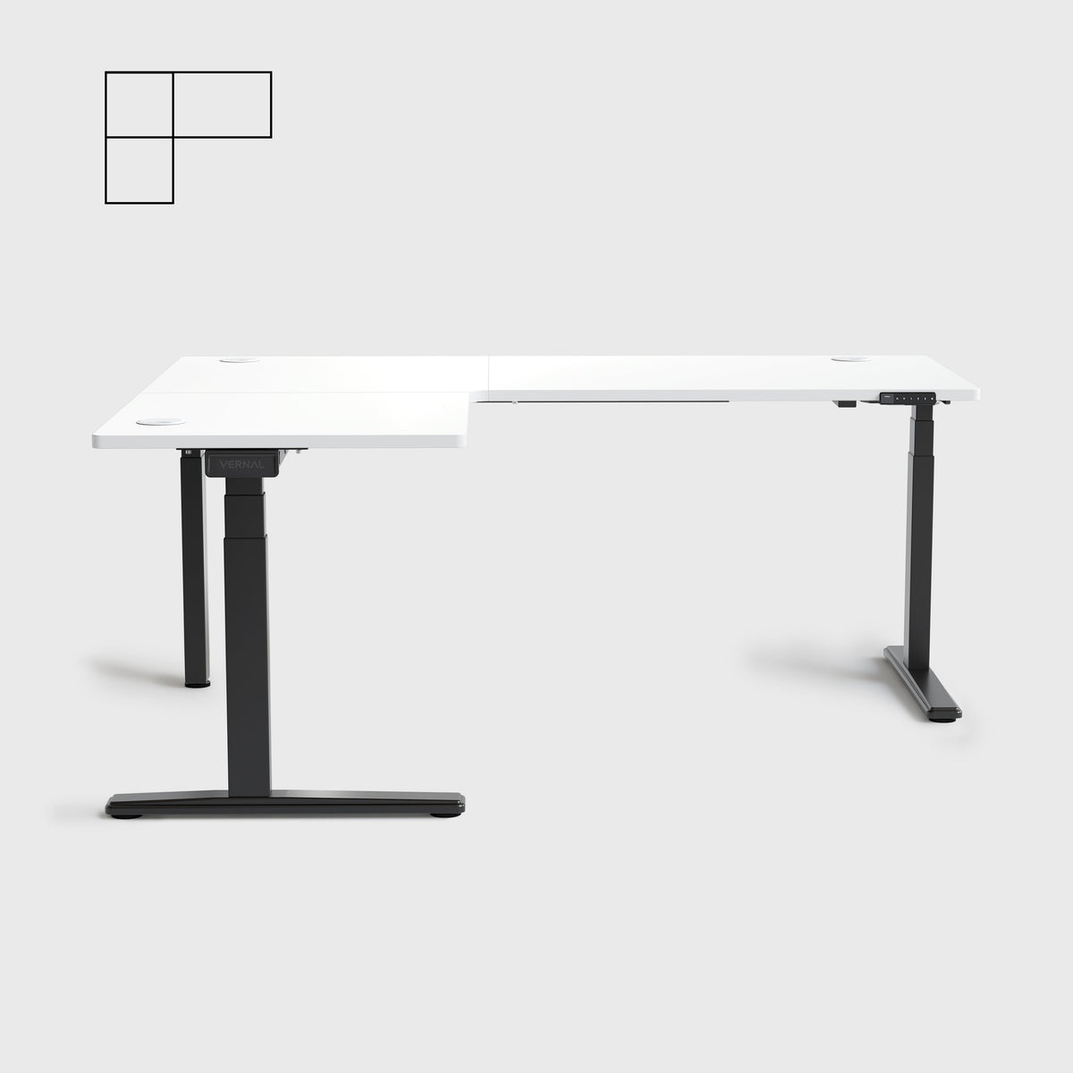 Vernal Core3 L-shaped Standing Desk