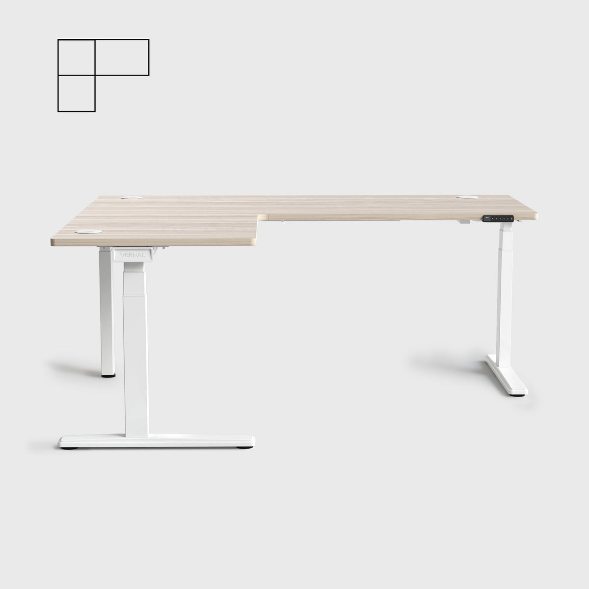 Vernal Core3 L-shaped Standing Desk