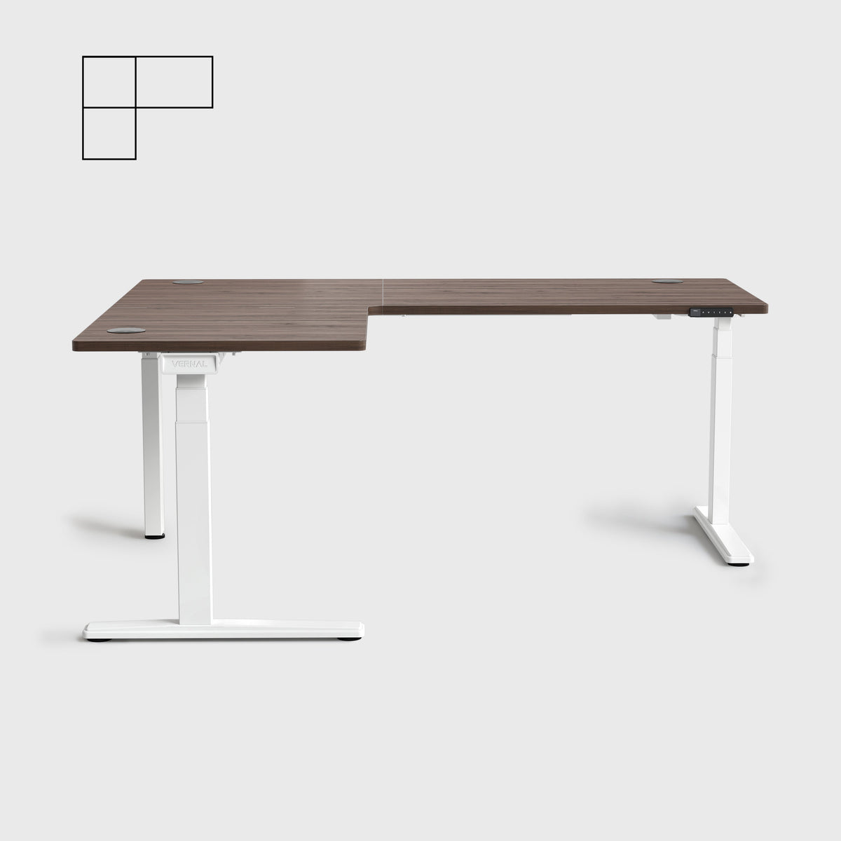 Vernal Core3 L-shaped Standing Desk