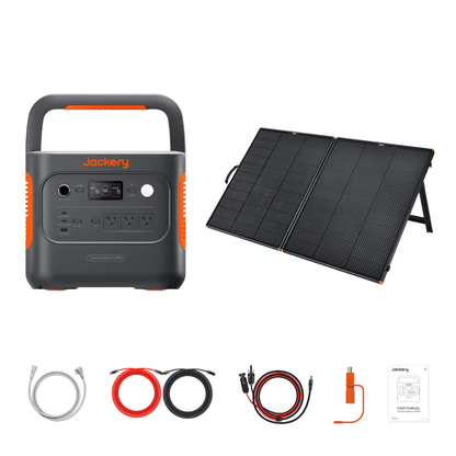 Jackery Explorer 2000 v2 Portable Power Station + Custom Solar Panel Bundle Option