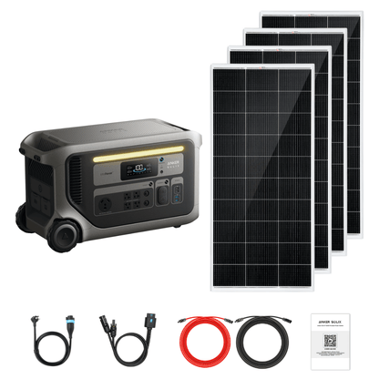 Anker SOLIX F3000 Portable Power Station with Solar Panel Kit